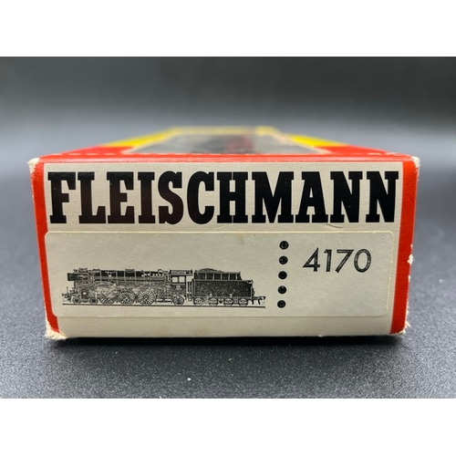 156 - Two HO gauge boxed Fleischmann Locomotives - both Tested Runners
(900g)
Fleischmann 4170 Class BR 01... 