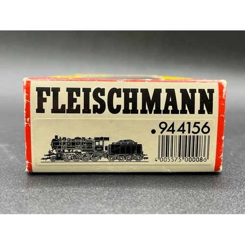 157 - Two HO gauge boxed Fleischmann Locomotives - both Tested Runners
(1000g)
Fleischmann 944156 DRG Br56... 