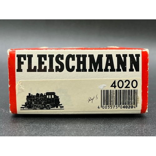 157 - Two HO gauge boxed Fleischmann Locomotives - both Tested Runners
(1000g)
Fleischmann 944156 DRG Br56... 