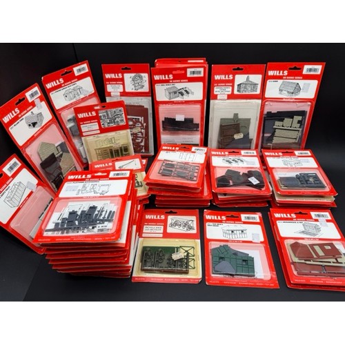 116 - 90 OO/HO Wills Scenic Kits. RRP Over £600.Mostly as new in packaging. (See photos for items which ar... 