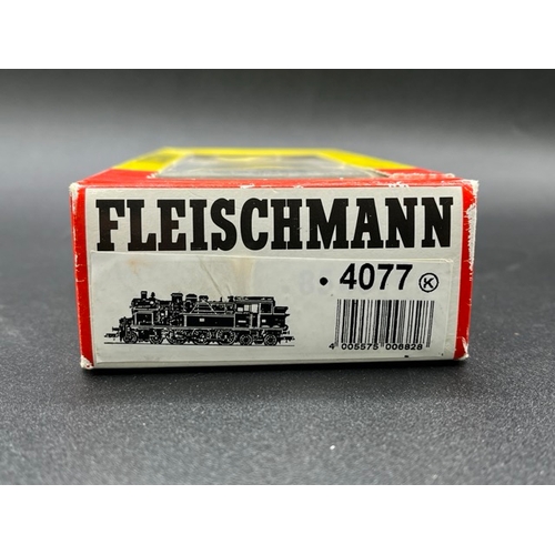 158 - Two HO gauge boxed Fleischmann Locomotives - both Tested Runners
(800g)
Fleischmann 4077 Class 78 4-... 