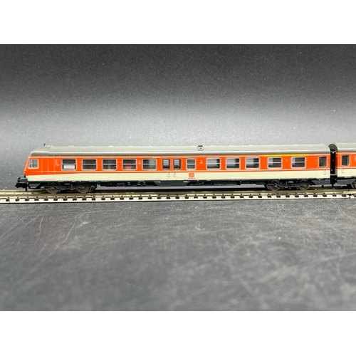 32 - Fleischmann 7430 Class BR 614 2-Car Diesel Railcar of the DB in Orange & Grey - Tested Non Runner
(3... 