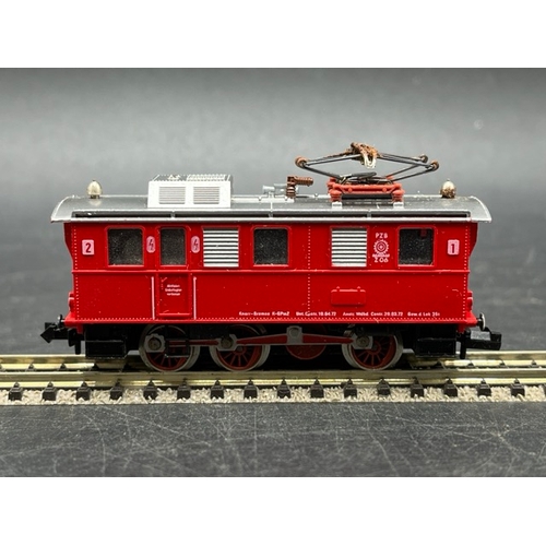 33 - Two N gauge Fleischmann piccolo cased Railcars - Tested Non Runners
(250g)
Fleischmann 7969 Class ET... 