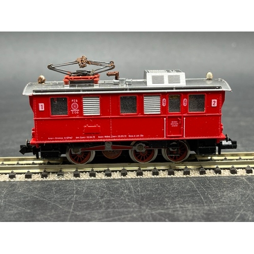 33 - Two N gauge Fleischmann piccolo cased Railcars - Tested Non Runners
(250g)
Fleischmann 7969 Class ET... 