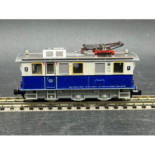 33 - Two N gauge Fleischmann piccolo cased Railcars - Tested Non Runners
(250g)
Fleischmann 7969 Class ET... 