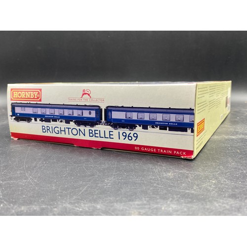 203 - Hornby R2988X Class 5BEL Pullman Brighton Belle 1967 2 Car Pack (2 X Drive MTR. Brake 3rd) DCC Fitte... 