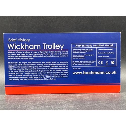 374 - Bachmann Branchline 32-991 Type 27 Wickham Trolley and trailer B30W in BR Maroon
(150g)
From collect... 