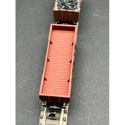 60 - 13 N gauge Peco wagons, 6 'As New' in cases
(400g)
Peco NR-44BW 10ft Butterley Steel Open Wagon BR M... 