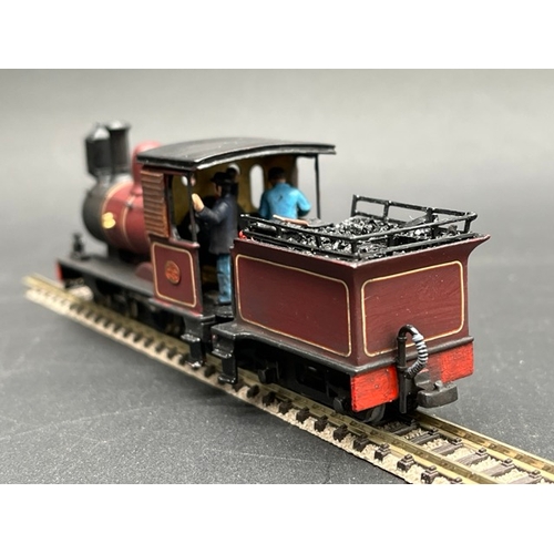 15 - 009/Narrow gauge Cyrus Railways 4-4-0 Locomotive with Tender in lined matron livery, Kit-built with ... 