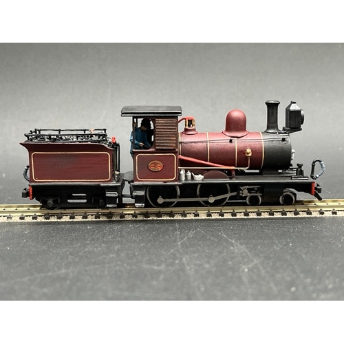 15 - 009/Narrow gauge Cyrus Railways 4-4-0 Locomotive with Tender in lined matron livery, Kit-built with ... 