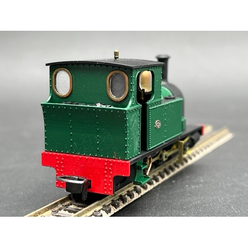 18 - 009 gauge Fourdees 41-116 St.George Peckett and Sons - Freelance 0-6-0T loco Brunswick Green - Teste... 