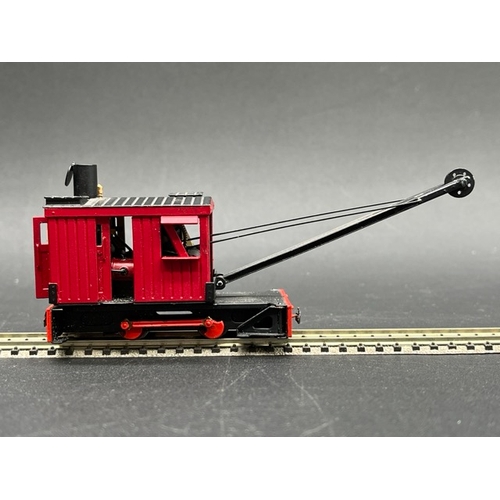 19 - 009 Narrow gauge Motorised hand-built Railway Steam Crane in Maroon livery - Tested Runner
(250g)
Fi... 