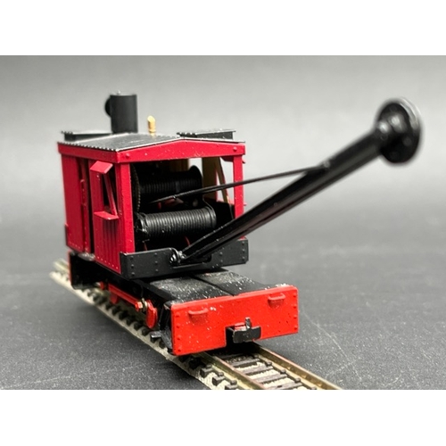 19 - 009 Narrow gauge Motorised hand-built Railway Steam Crane in Maroon livery - Tested Runner
(250g)
Fi... 