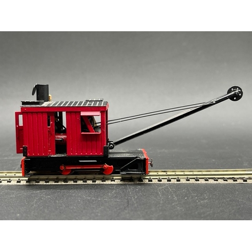 19 - 009 Narrow gauge Motorised hand-built Railway Steam Crane in Maroon livery - Tested Runner
(250g)
Fi... 