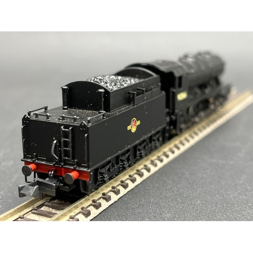 38 - 2 N gauge BR Late Crest Steam Locomotives both Tested Runners
(250g)
Graham Farish 372-426 Class WD ... 