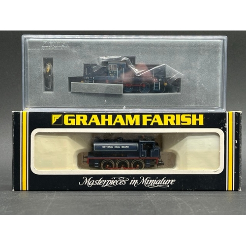 39 - Two N gauge Graham Farish NCB Locomotives - both Tested Runners
(250g)
Graham Farish 370-255 Class 1... 