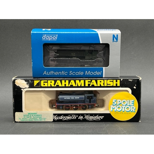 40 - Two N gauge National Coal Board Steam Locomotives - Tested Runners
(250g)
Dapol N Gauge 2S-007-019 N... 