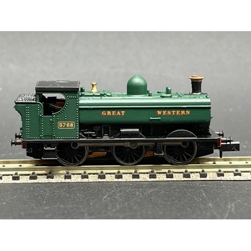 42 - Three N gauge Tank locomotives, 2 Tested Runners with rake of two GWR Farish coaches
(400g)
Graham F... 