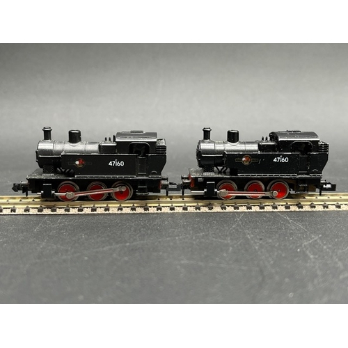 42 - Three N gauge Tank locomotives, 2 Tested Runners with rake of two GWR Farish coaches
(400g)
Graham F... 