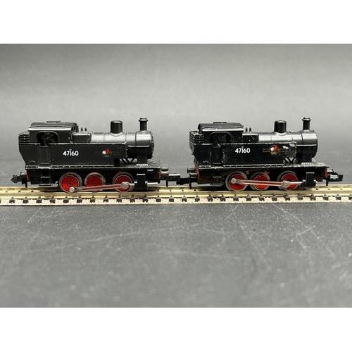 42 - Three N gauge Tank locomotives, 2 Tested Runners with rake of two GWR Farish coaches
(400g)
Graham F... 