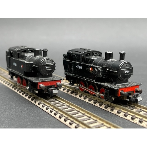 42 - Three N gauge Tank locomotives, 2 Tested Runners with rake of two GWR Farish coaches
(400g)
Graham F... 