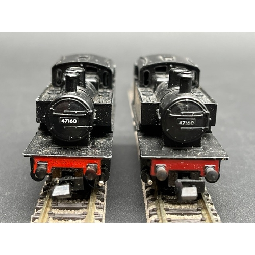 42 - Three N gauge Tank locomotives, 2 Tested Runners with rake of two GWR Farish coaches
(400g)
Graham F... 