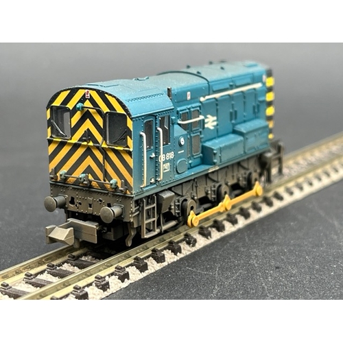 45 - Two N gauge Factory Weathered Diesel Locomotives - Tested Runners
(300g)
Dapol N 2D-012-012 BR 6330 ... 