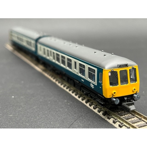 47 - N gauge Graham Farish 371-877 Class 108 2 car DMU 53959/54243 in BR blue & grey livery - Tested Runn... 