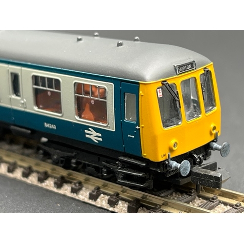 47 - N gauge Graham Farish 371-877 Class 108 2 car DMU 53959/54243 in BR blue & grey livery - Tested Runn... 