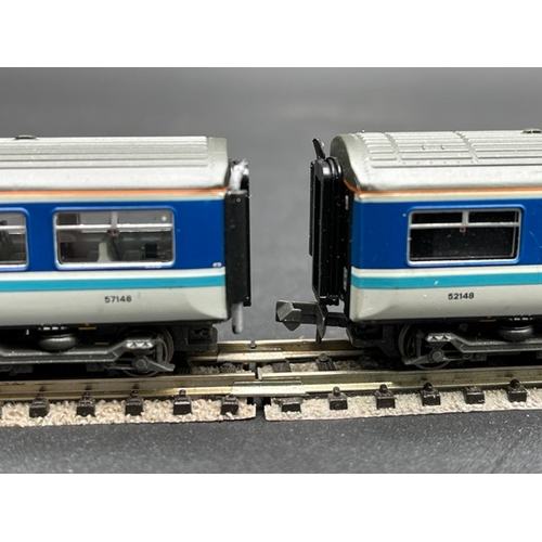 48 - N gauge Graham Farish Class 150/2 Sprinter 2-car EMU 52148/57148 in BR Provincial livery - Tested Ru... 