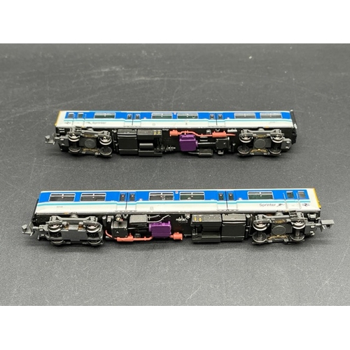 48 - N gauge Graham Farish Class 150/2 Sprinter 2-car EMU 52148/57148 in BR Provincial livery - Tested Ru... 