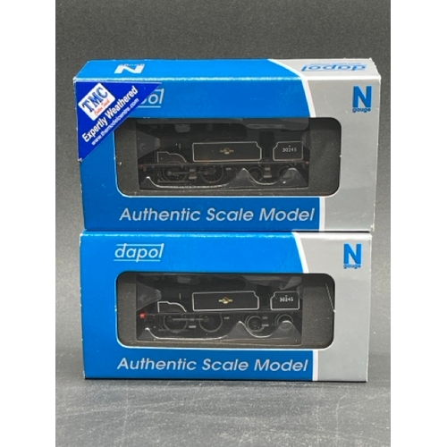 50 - Two N gauge Dapol M7 0-4-4 Tank 30245 late crest one Weathered both Tested Runners
(300g)
Dapol 2S-0... 