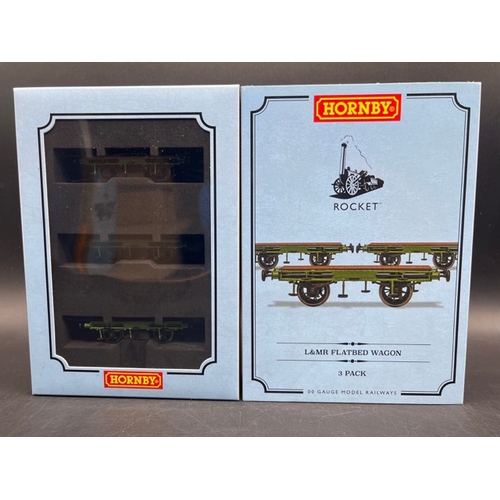 386 - Three 'As New' Boxes containing 7 Hornby Liverpool and Manchester Railway wagons
(400g)
Hornby R6001... 