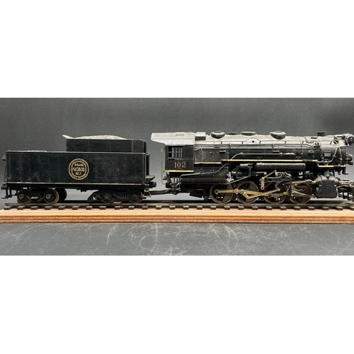 78 - Rivarossi O Gauge 0-8-0 Indiana Harbor Belt 102 Locomotive and 8-wheel Tender - Battery operated
(14... 