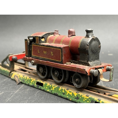 79 - Pre-war Bing gauge OO 3-rail electric railway to including LMS 2-4-0 and Great Western 2-4-0 Locomot... 