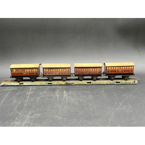 79 - Pre-war Bing gauge OO 3-rail electric railway to including LMS 2-4-0 and Great Western 2-4-0 Locomot... 