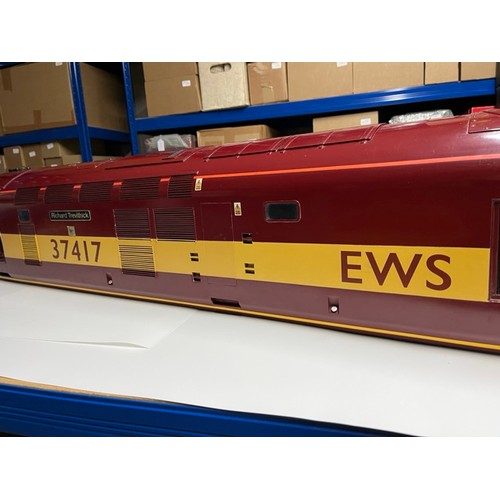 67 - 5 inch gauge Class 37 Locomotive Fibreglass Body Shell Moulding finished to high standard
English We... 