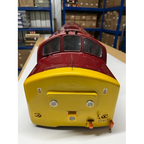 67 - 5 inch gauge Class 37 Locomotive Fibreglass Body Shell Moulding finished to high standard
English We... 