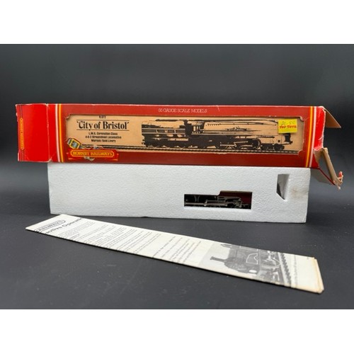 60 - Hornby R072 'City of Bristol' LMS Coronation Class 4-6-2 Streamlined Locomotive Maroon/Gold Livery. ... 