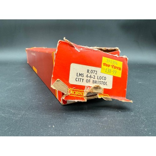 60 - Hornby R072 'City of Bristol' LMS Coronation Class 4-6-2 Streamlined Locomotive Maroon/Gold Livery. ... 