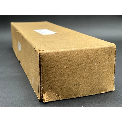 157 - An Edward Exley & Co. O Gauge LMS eight wheel passenger coach, LMS Maroon with black roof, First cla... 