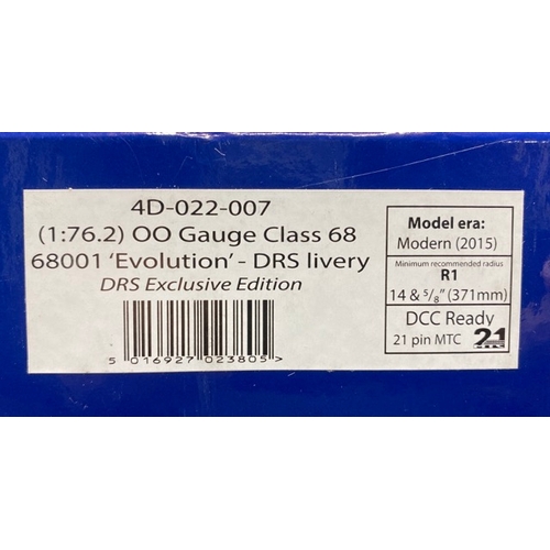 7 - Dapol 4D-022-007 Class 68 68001 in Direct Rail Services Livery - Limited Edition of 350 for DRS - as... 