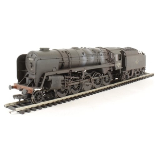 27 - Bachmann Branchline 32-859 Class 9F Standard 2-10-0 92233 BR black with late crest - weathered - as ... 