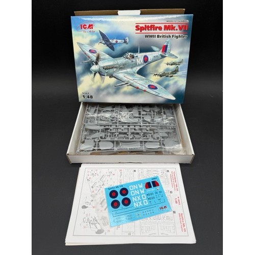 200 - 19 1:48 Scale Military Aviation Plastic Model Kits. (5500g). (19). 
All appear as complete, 1 howeve... 