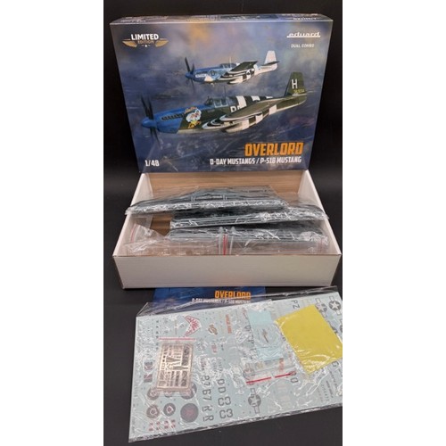 201 - 12 1:48 Scale Military Aviation Plastic Model Kits. (5500g). (12).
Makers include - Airfix & Eduard.