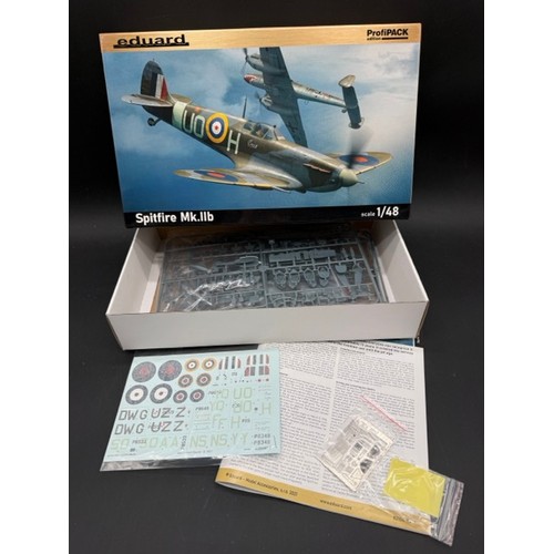 201 - 12 1:48 Scale Military Aviation Plastic Model Kits. (5500g). (12).
Makers include - Airfix & Eduard.