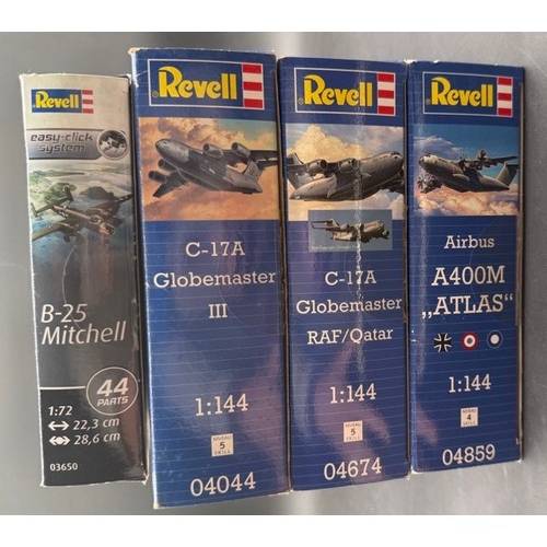 4 Revell 1:144 Scale Military Aircraft Plastic Model Kits. (2100g). (4 ...