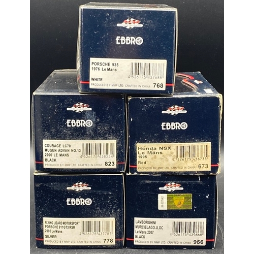 45 - 9 Ebbro 1:43 Scales Diecast Racing Cars
(2100g)
Includes:-
Le Mans 1995 Clarion Nismo 358
Porsche 91... 