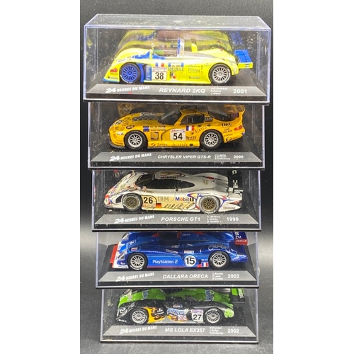 47 - 17 1:43 Solido 24 Heures Du Mans Race Cars Within Display cases, as shown
(2400g)