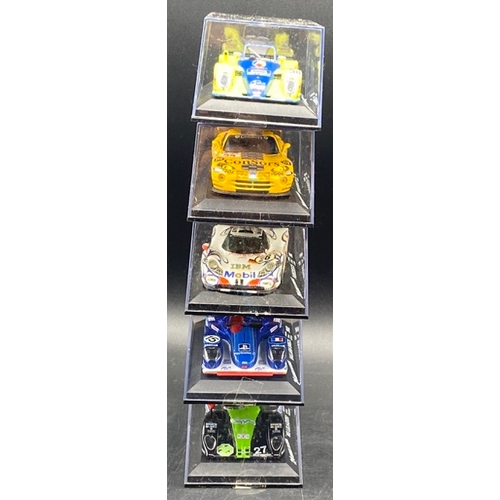 47 - 17 1:43 Solido 24 Heures Du Mans Race Cars Within Display cases, as shown
(2400g)